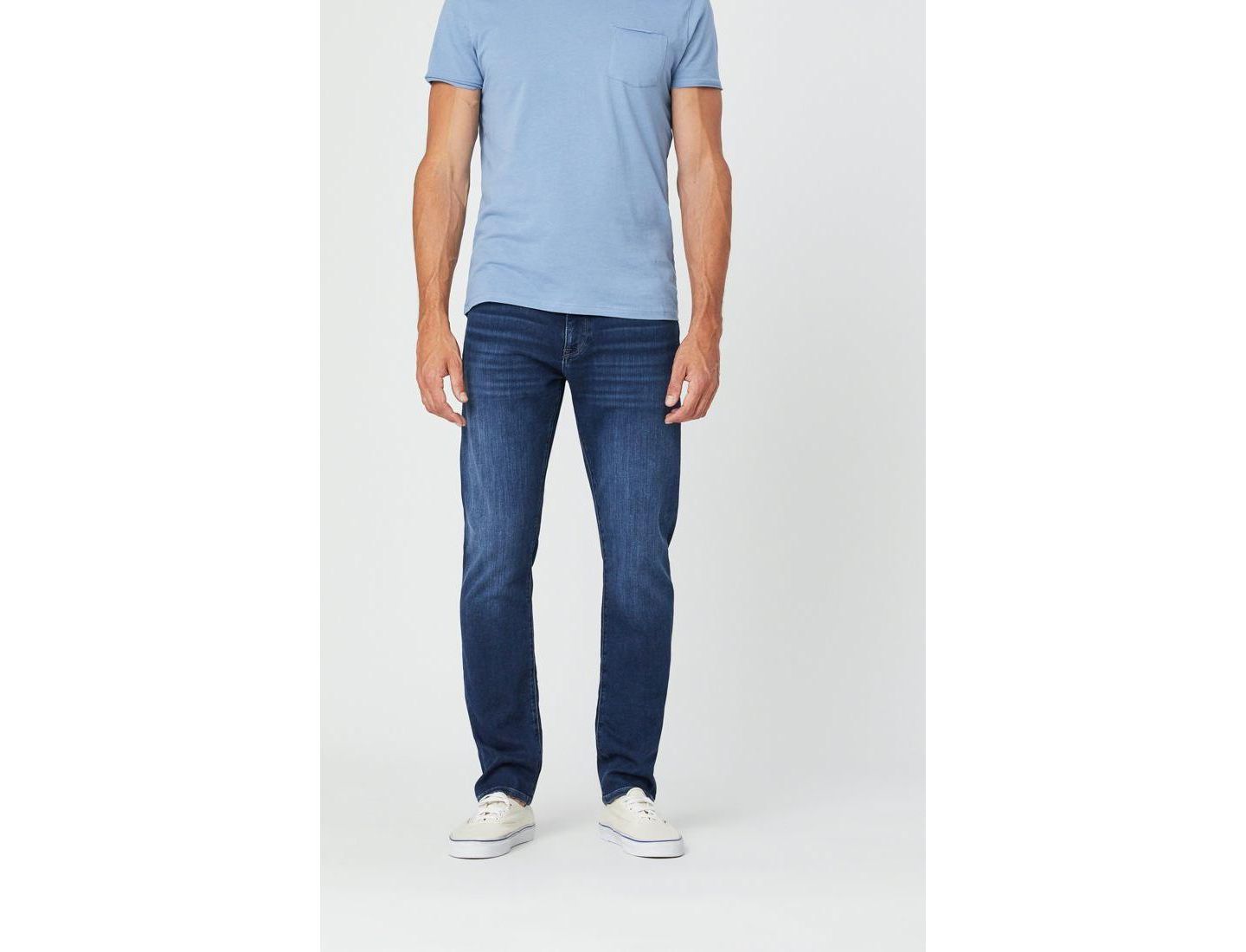 Мужские джинсы Mavi Jeans Jake Slim Leg Jeans In Dark Indigo Athletic — фото 1