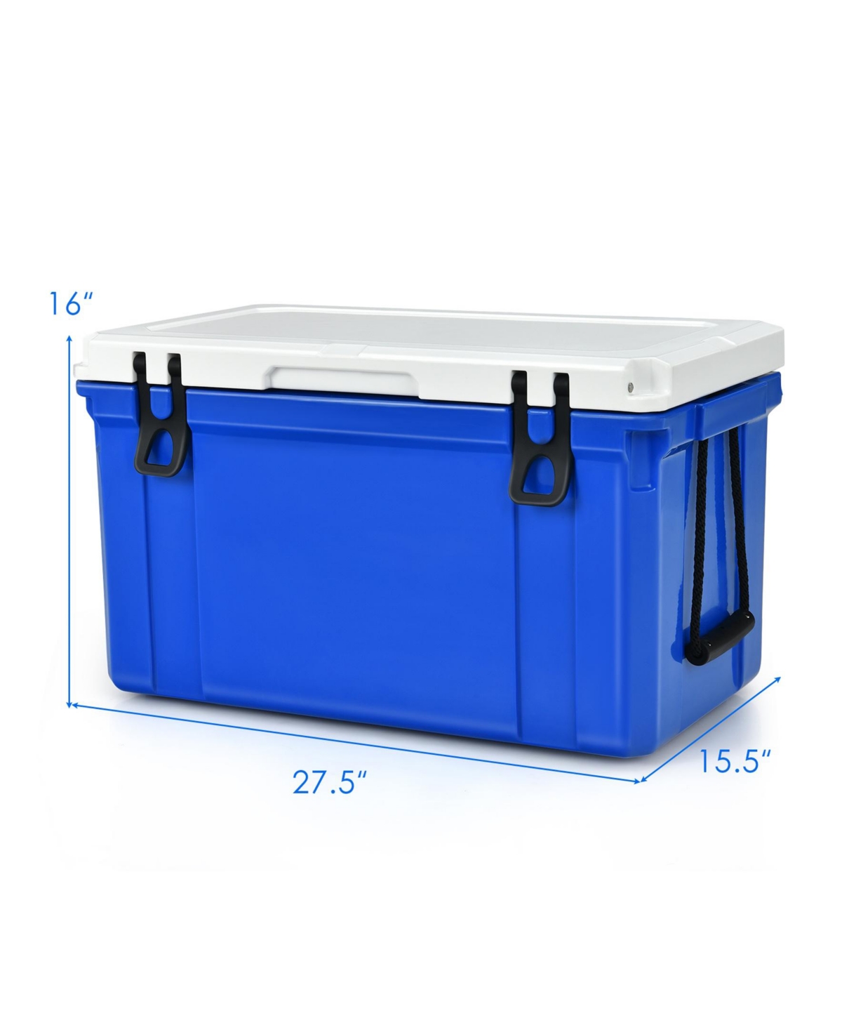 Sugift 58 Quart Leak-Proof Portable Cooler Ice Box for Camping-Blue