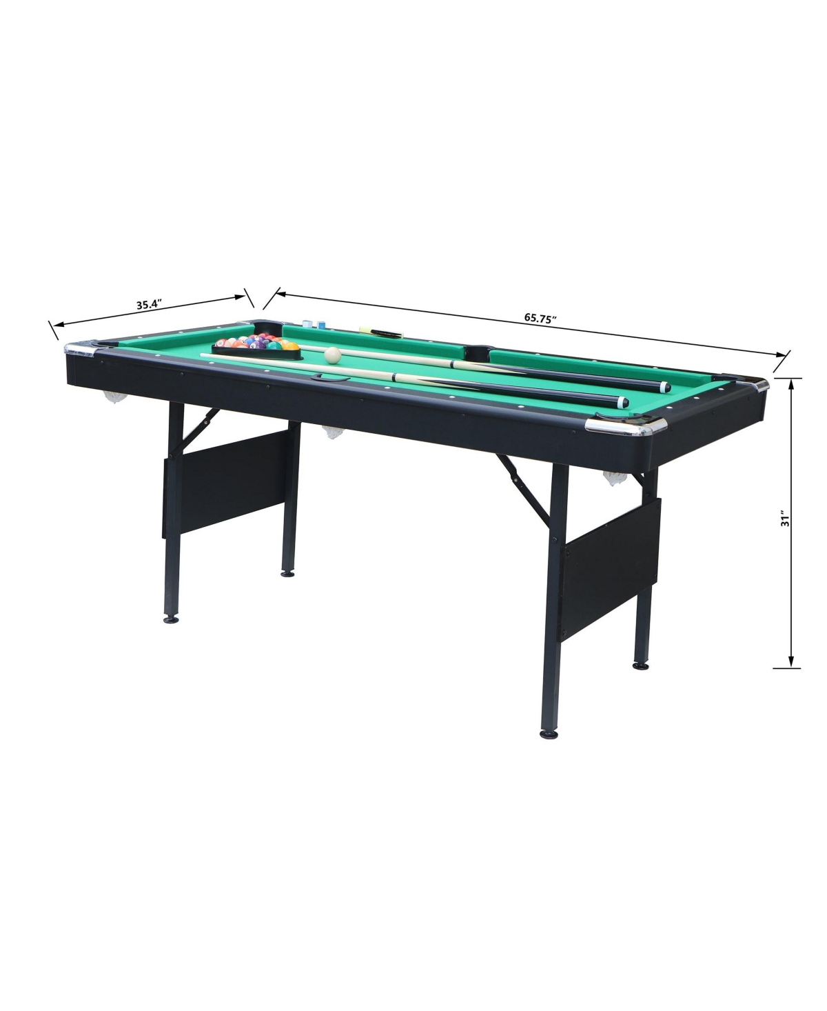 Boyel Living 3-in-1 Multifunctional Billiard Game Table for Pool, Table Tennis & Dining, Space-Saving Design