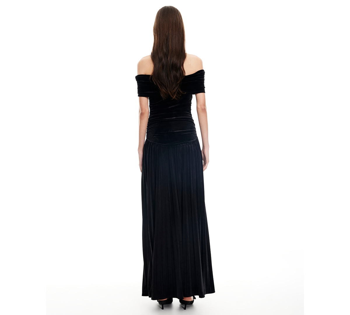 Lioness Women's Field Of Dreams Off-the-shoulder Maxi Dress In Black