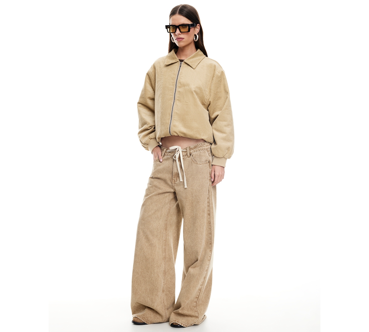 Lioness Women's Muse Front-zipper Jeans In Brown