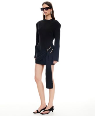 Women's Martini Long-Sleeve Mini Dress