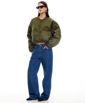 Women's Essential Zippered Bomber Jacket