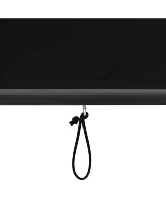 Roller Shade Anthracite Polyester 63.0 x 98.4 in Retractable