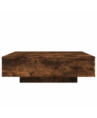 Coffee Table Smoked oak Engineered wood 39.4 x 39.4 in