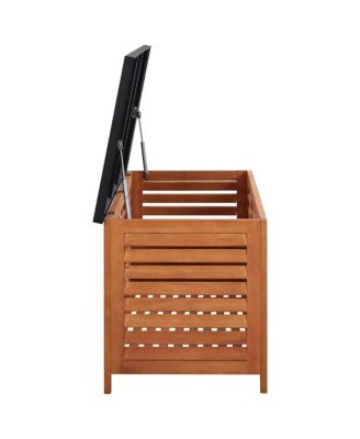 Storage Box Natural Eucalyptus Solid Eucalyptus Wood