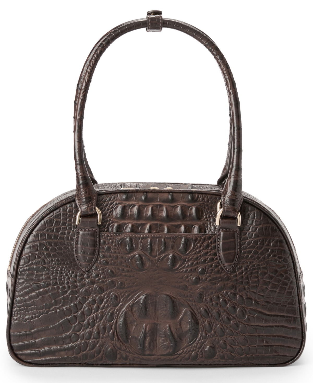 Brahmin Angie Alden Road Leather Medium Satchel Bag