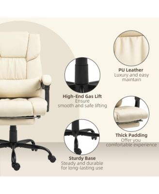 Massage Office Chair, Office Chair with 6 Vibration Points,