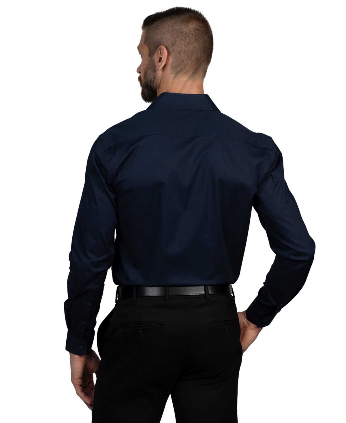 Vince Camuto Men's Solid Slim-fit Dress Shirt In Blue