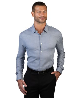 Vince Camuto - Men's Geometric Print Slim-Fit Dress Shirt