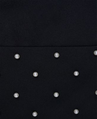 Womens Scuba Crepe Sheath Dress