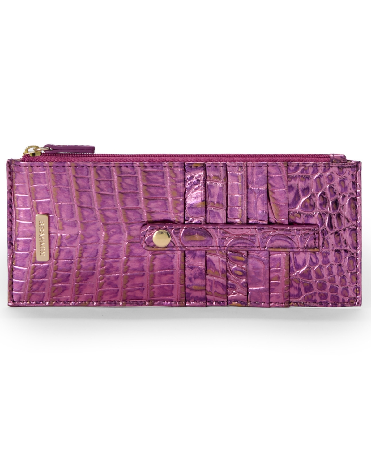 Brahmin Mulberry Potion Melbourne Credit Card Wallet In Pink
