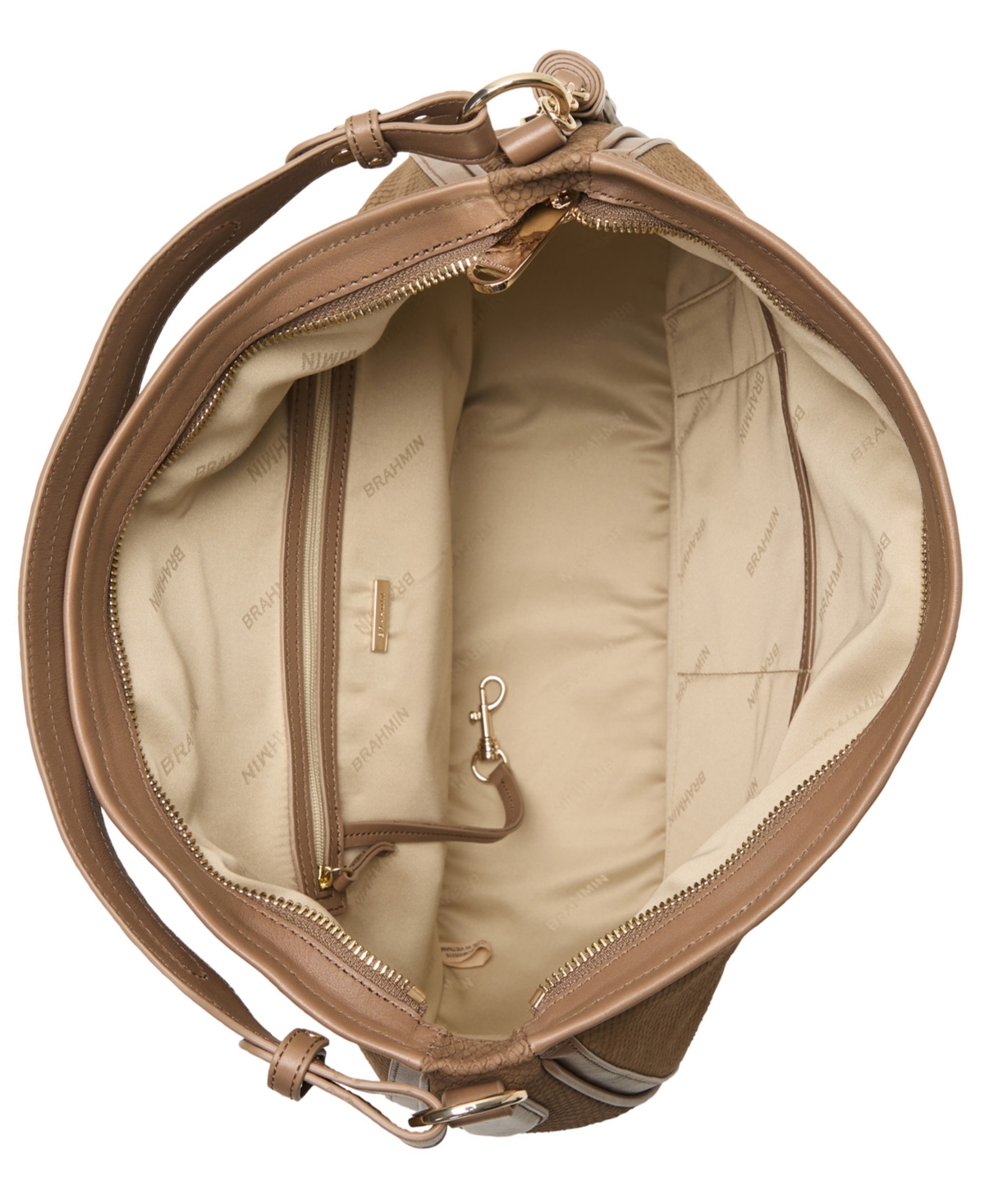 Brahmin Kathleen Leather Large Hobo Bag