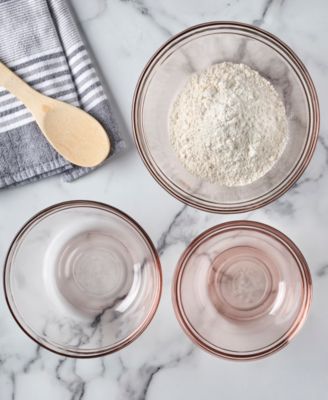 Rosewater 3-Piece Mixing Bowl Set