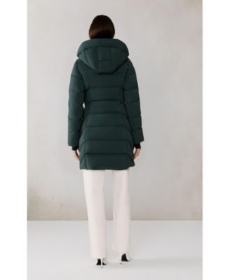 Women's Sonny-N Slim-Fit Novo Down Coat With Bib & Hood