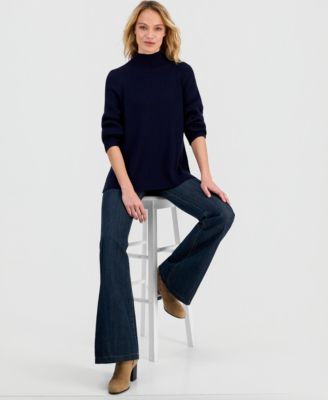Women's Merino Wool Turtleneck Sweater