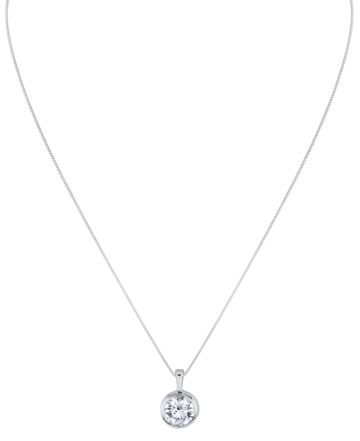 Sirena Lab Grown Energy Diamond Pendant Necklace (2 Ct. T.w.) In 14k White Gold (also In 14k Yellow Gold) In Silver