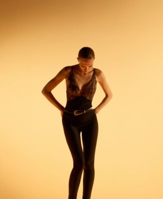 Women's Lace Combo Bodysuit