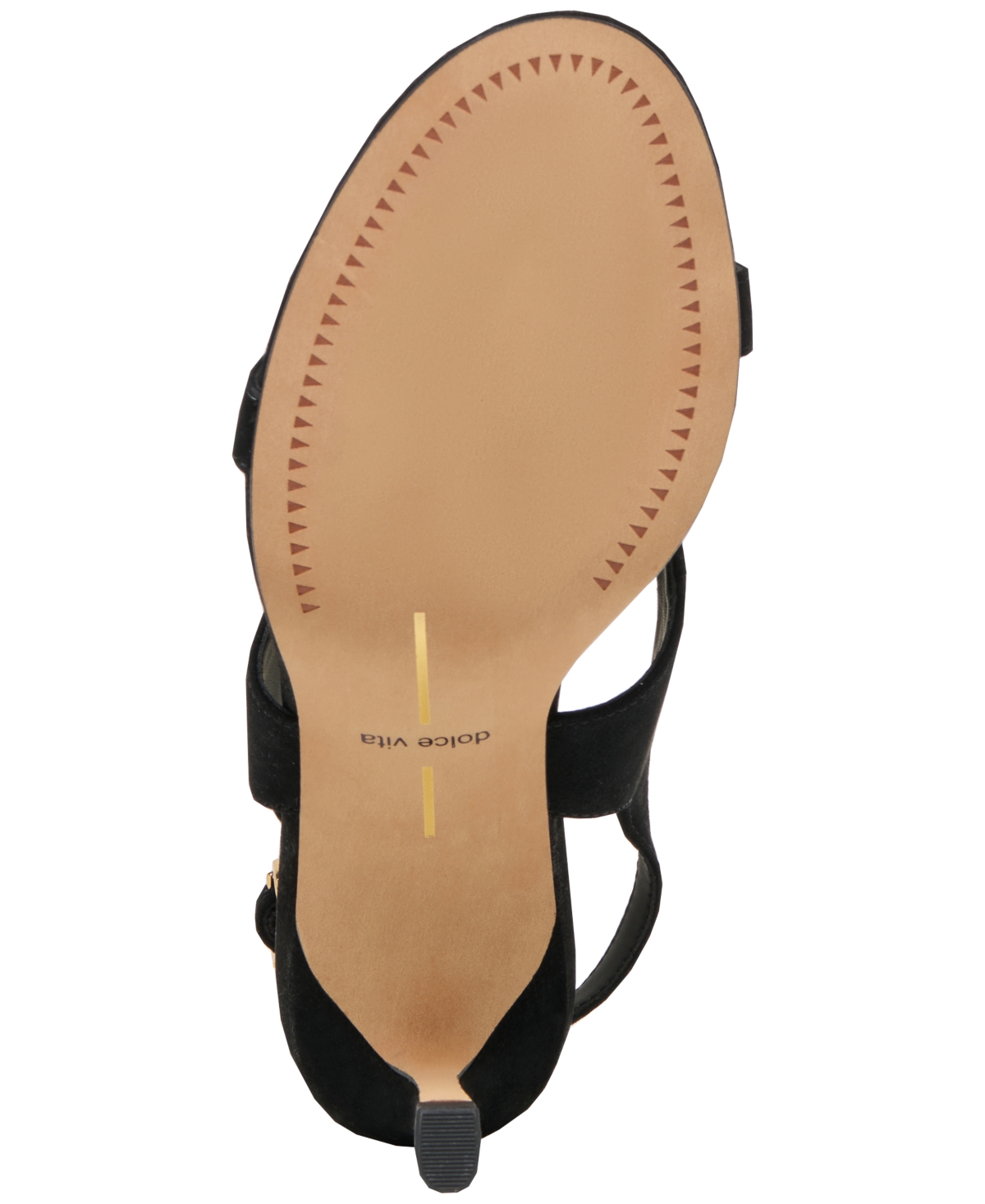 Dolce Vita Izela Heels Onyx Suede In Black