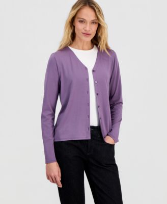 Women's V-Neck Button Front Top