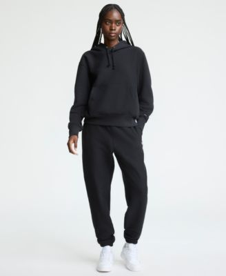 Women's Reverse Weave Loose Fit Hoodie Sweatshirt