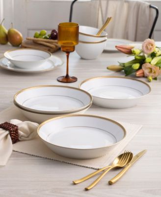 Charlotta Coupe Dinner Bowls, Set of 4