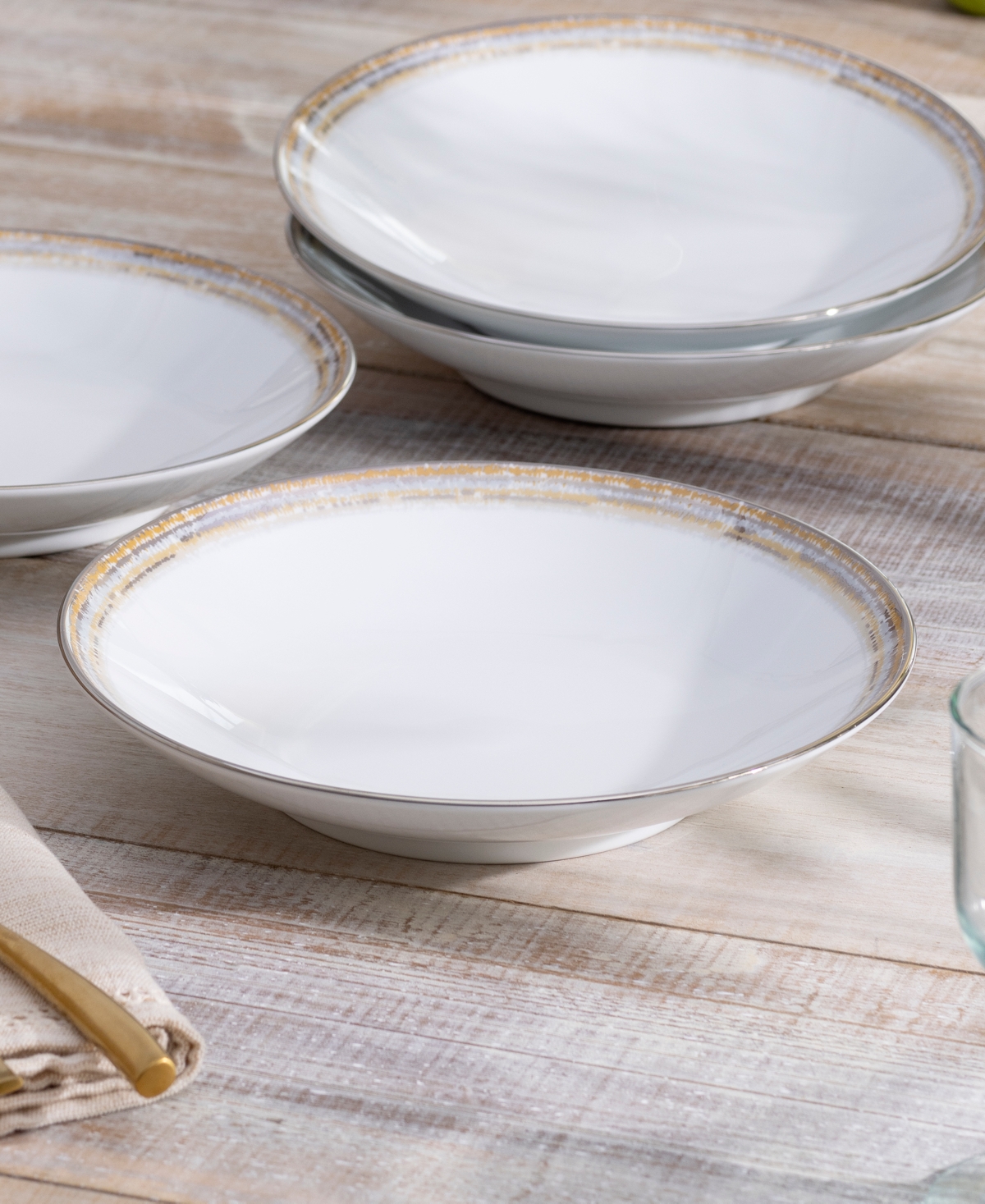 Noritake Raylan Pasta Bowls, Set of 4, Service For 4