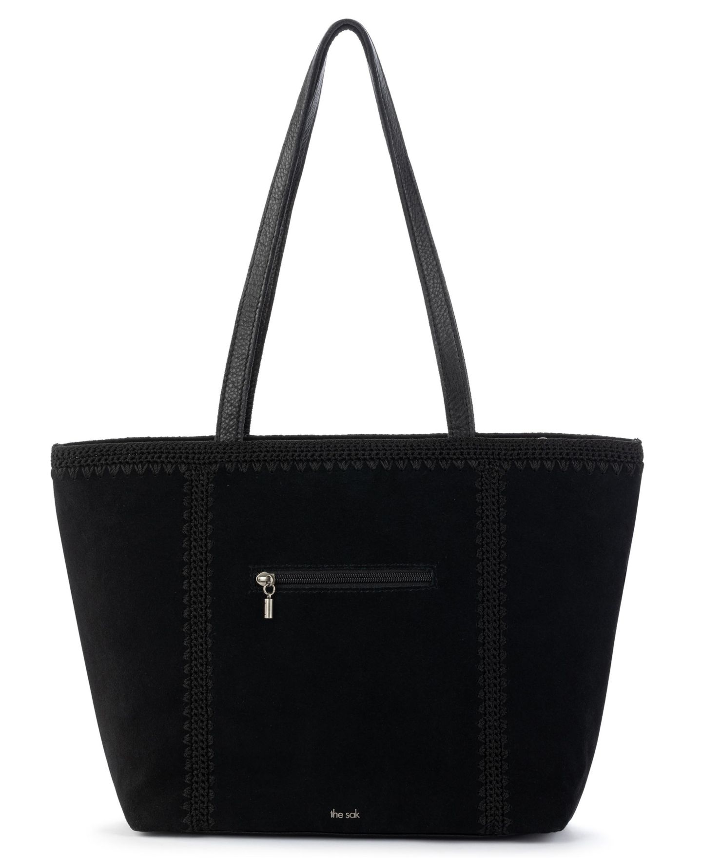 Женская сумка The Sak Melrose Zipper, цвет: Чёрный замшевый — фото 2