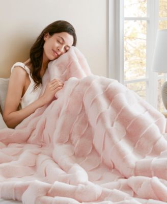 Vivienne Faux Fur Throw, 50" x 60"