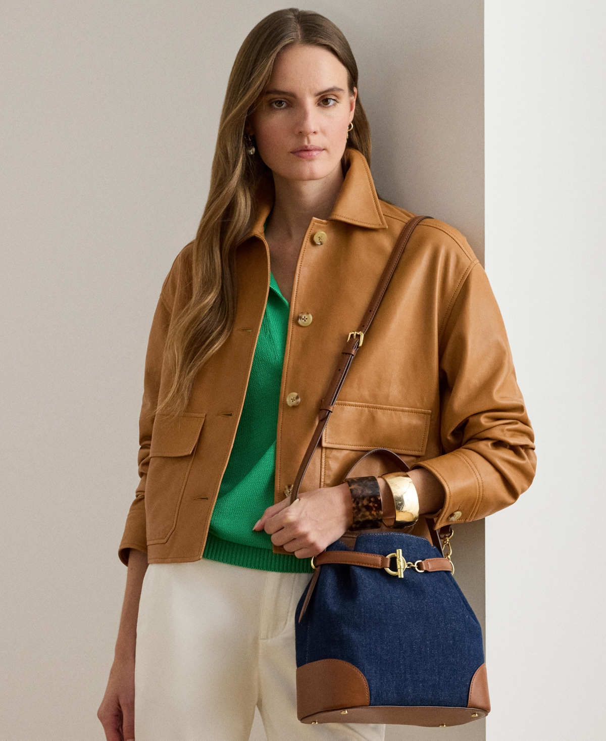 Ralph Lauren Small Blaike Bucket Bag