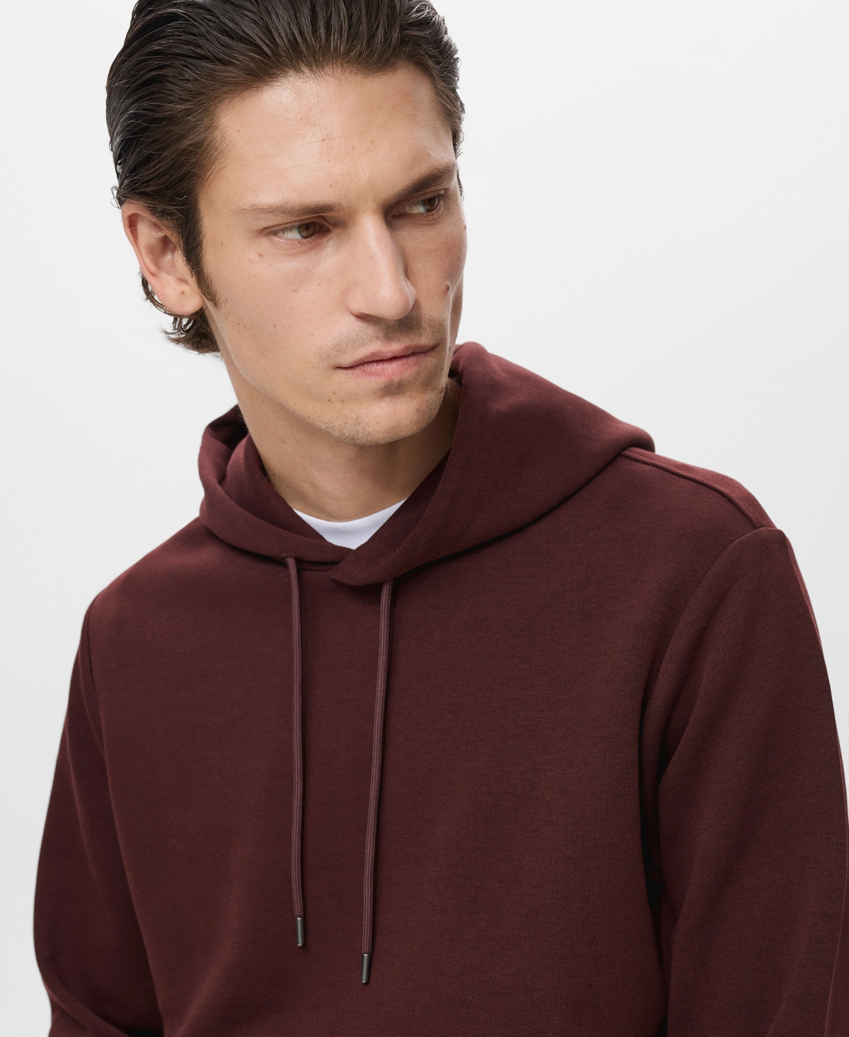 Mango Men's Regular-fit Hoodie In Brown