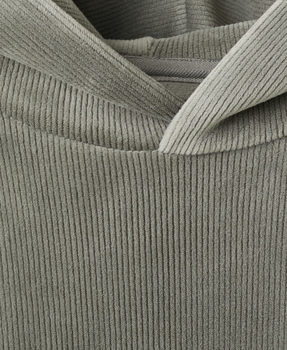 Mango Men's Corduroy Hooded Sweatshirt