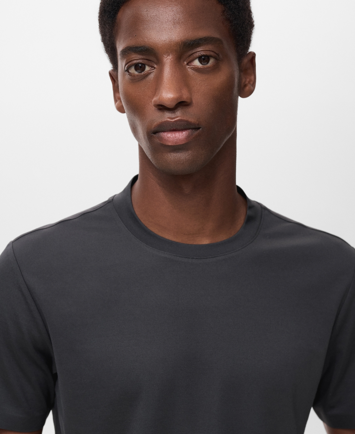 Mango Men's Coolmax Slim Fit T-shirt In Gray