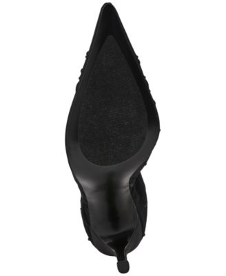 Women's Rashida Rhinestone Mesh Over-the-Knee Stiletto Dress Boots