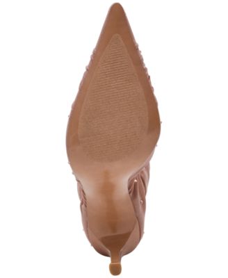 Women's Rashida Rhinestone Mesh Over-the-Knee Stiletto Dress Boots