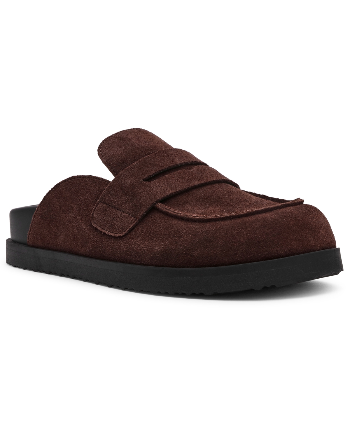 Steve Madden Women's Toryn Tailored Round-toe Slip-on Clogs In Brown