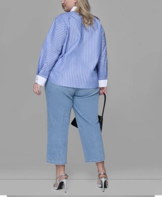 Women's Plus Size Hotfix Mid-Rise Jeans