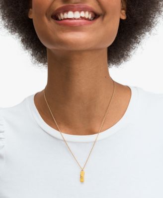 Cubic Zirconia Taxi Pendant Chain