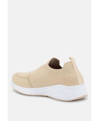 Womens jafna knitted slip on sneakers