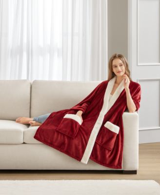 Cozy Plush Printed Wrap, 50" x 70", Exclusively at Macy’s