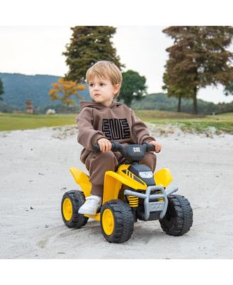 6V Kids Ride on ATV CAT-Licensed with Horn Sound for 18-36 Months Old