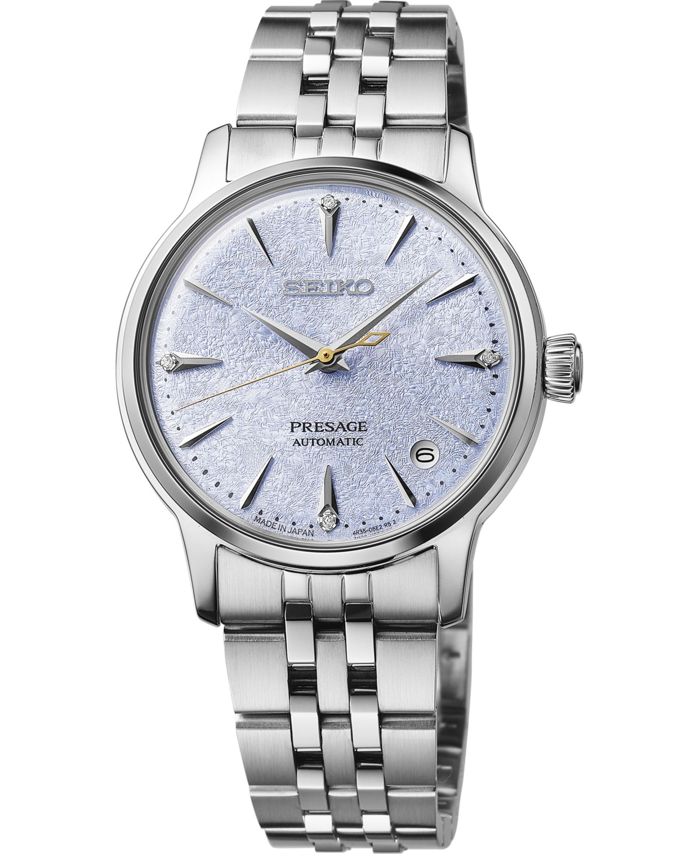 Женские часы Seiko Presage Cocktail Time Mid-Size Stainless Steel Automatic Bracelet Watch, 34mm — фото 1