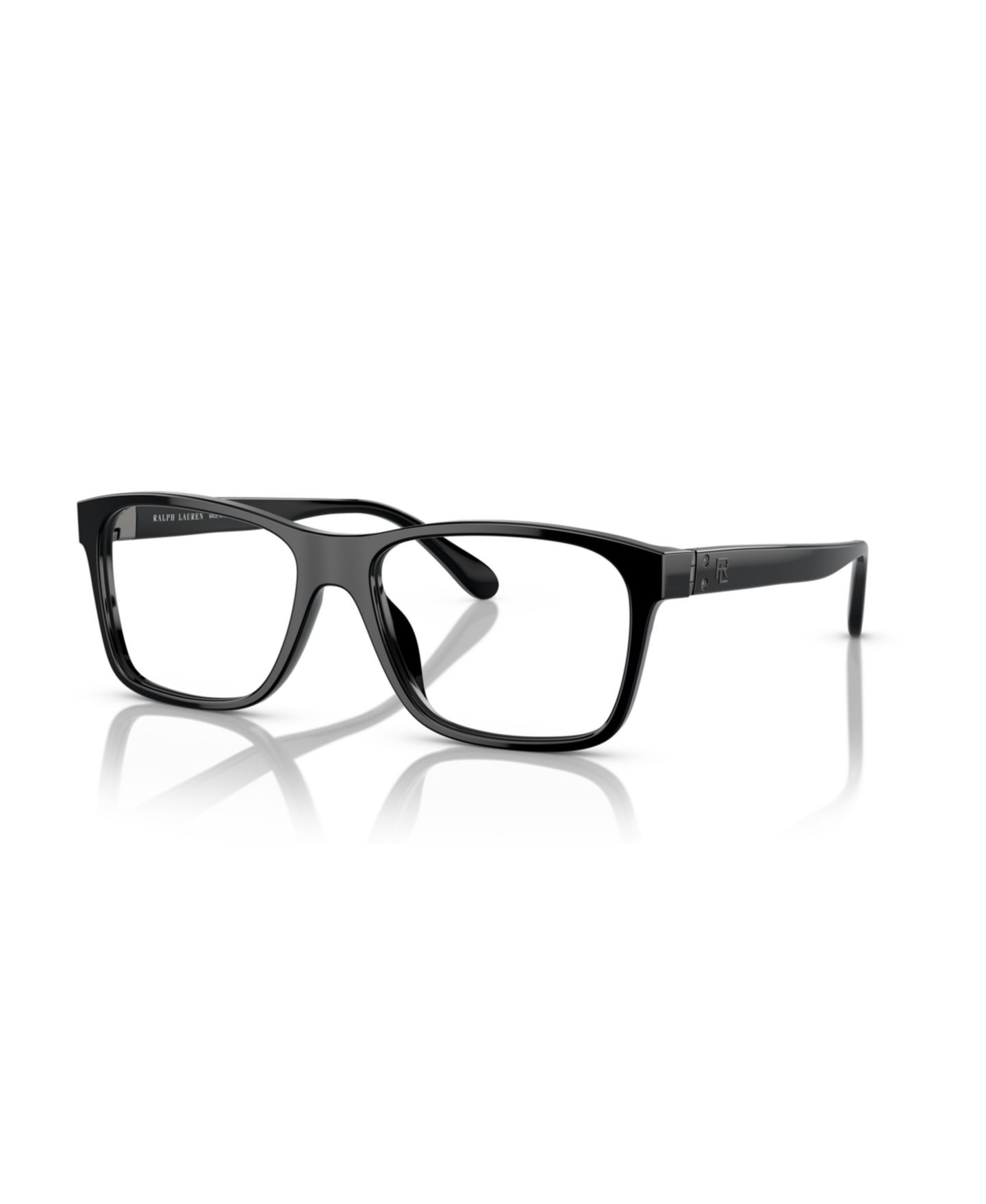 Мужские очки Ralph Lauren Man Rectangle Plastic RL6240U Eyeglasses, цвет: Чёрный — фото 5