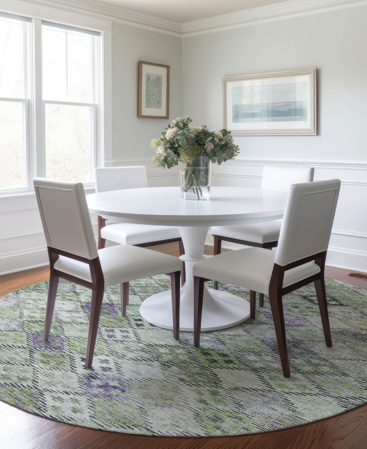 Dalyn Solace Sl6 8'x8' Round Area Rug In Multi