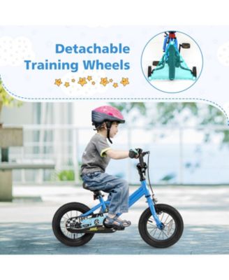 12 Inch Kids Bike Adjustable for 3-4 Years Old with Low-Step Frame