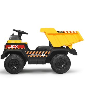 12V Battery Kids Ride On Dump Truck with Electric Bucket and Dump Bed
