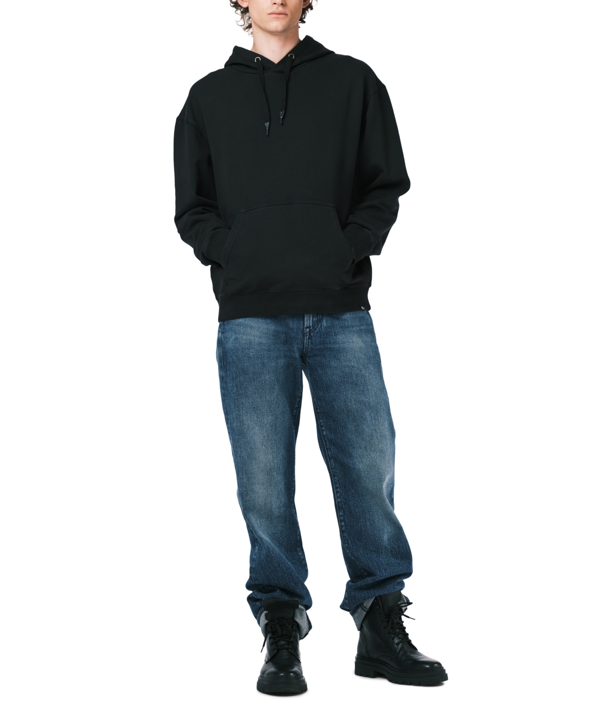 Buffalo David Bitton Men's Finley Relaxed Hooded Sweatshirt