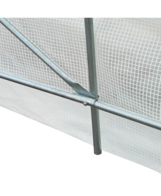 Walk-in Tunnel house, Roll Up Door, 15' x 7' x 7',