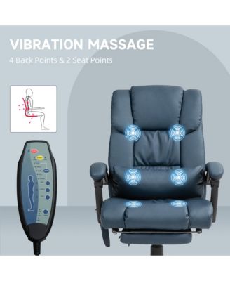 Massage Office Chair, Office Chair with 6 Vibration Points,