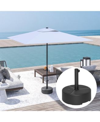 Outsunny Round Patio Umbrella Base Holder, Outdoor Umbrella Sd,